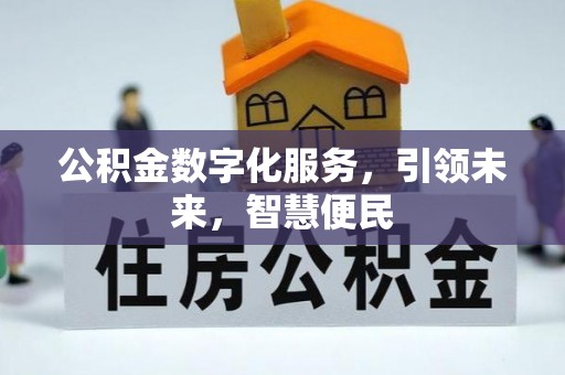 浑源公积金数字化服务，引领未来，智慧便民