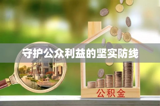 浑源守护公众利益的坚实防线