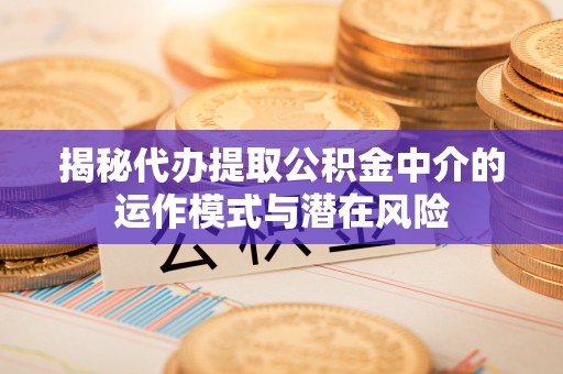 浑源揭秘代办提取公积金中介的运作模式与潜在风险