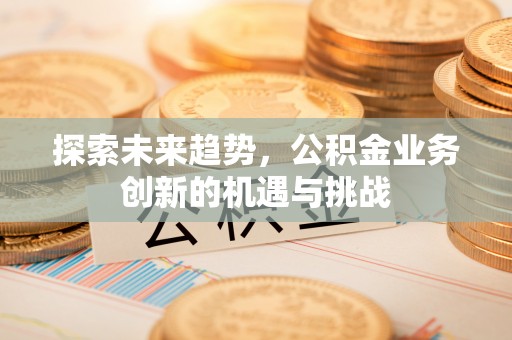 浑源探索未来趋势，公积金业务创新的机遇与挑战