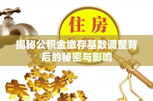 浑源揭秘公积金缴存基数调整背后的秘密与影响