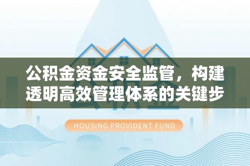 浑源公积金资金安全监管，构建透明高效管理体系的关键步骤