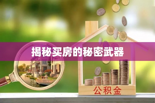浑源揭秘买房的秘密武器