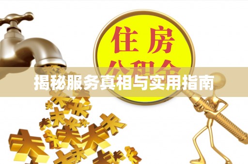 浑源揭秘服务真相与实用指南
