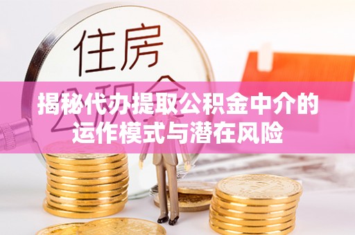 浑源揭秘代办提取公积金中介的运作模式与潜在风险