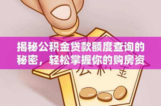 浑源揭秘公积金贷款额度查询的秘密，轻松掌握你的购房资金