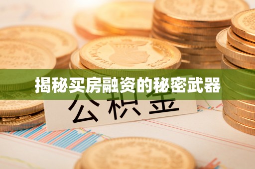浑源揭秘买房融资的秘密武器