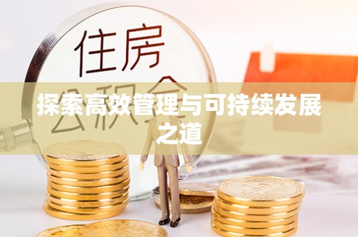 浑源探索高效管理与可持续发展之道