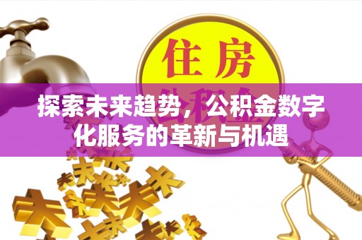 浑源探索未来趋势，公积金数字化服务的革新与机遇