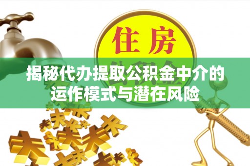 浑源揭秘代办提取公积金中介的运作模式与潜在风险