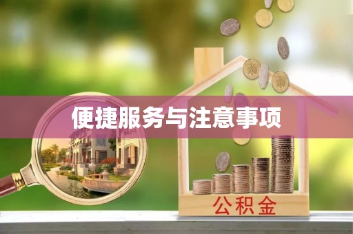 浑源便捷服务与注意事项