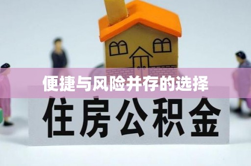 浑源便捷与风险并存的选择